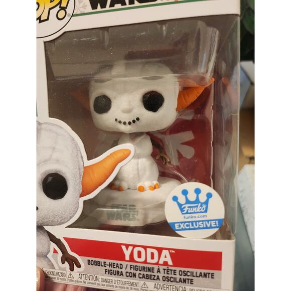 Funko Star Wars Yoda Snowman Pop! Vinyl Figure Limited Edition Exclusive - Picture 6 of 6